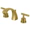 Kingston Brass KS4987CML Manhattan 8" Widespread Bathroom Faucet, Brushed Brass KS4987CML - alternate 1